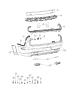 Diagram Fascia, Rear Demon. for your 1999 Chrysler 300 M