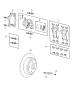 Diagram Brakes,Rear,Disc. for your 2016 Jeep Wrangler SPORT