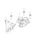 Engine Mounting Left Side 2.4L,[2.4L I4 ZERO EVAP M-AIR ENGINE W/ESS]. Diagram