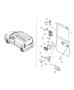 Diagram Door, Dual Cargo Shell And Hinges. for your 2000 Chrysler 300 M