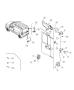 Diagram Rear Door Latch And Handle. for your 2001 Chrysler 300 M