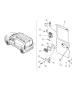 Diagram Rear Cargo Door, Hinges and Door Check. for your 2000 Chrysler 300 M