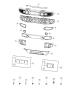 Bumper, [MOLD IN COLOR BUMPER W/ACCENT COLOR]. Diagram