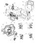 Diagram Front Door, Hardware Components, Full Door. for your 2002 Chrysler 300 M