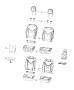 Diagram Front Seat - Bucket - Trim Code [TL]. for your 2000 Chrysler 300 M