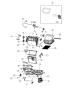 Diagram HVAC [2nd Row Overhead 9" VGA Video Screen]. for your Chrysler 300 M