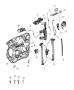 Diagram Front Door, Hardware Components. for your 2005 RAM 1500