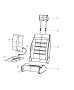 Diagram Front Seat - Bucket - Trim Code [AL]. for your Chrysler 300 M