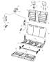 Rear Seat - Bench - Trim Code [AL]. Diagram