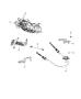 Transfer Case Control Cable, [8-Spd Auto 850RE Trans (Make)]. Diagram