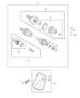 Diagram Shafts, Axle 1.4L [1.4L I4 MULTIAIR TURBO ENGINE]. for your RAM