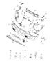 Diagram Fascia, Rear. for your 2004 Chrysler 300 M