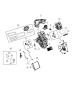 Diagram A/C and Heater Unit Serviceable Components. for your Chrysler 300 M