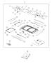 Diagram Sunroof and Component Parts [Open Air Roof]. for your 2018 Jeep Grand Cherokee