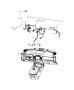 Image of WIRING. INSTRUMENT PANEL. [REAR VIEW DAY/NIGHT. image for your 1997 Dodge Avenger   