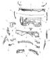 Diagram Cowl , Dash Panel and Related Parts. for your 2025 Jeep Gladiator