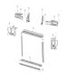 Diagram Radiator Seals, Shields, Baffles, Ducts. for your 2003 Chrysler 300 M