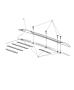 Diagram Roof Rack. for your 2021 RAM 1500 Laramie Longhorn Crew Cab 3.0L Turbo V6 Diesel