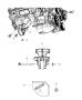 Image of HEAT SHIELD, SHIELD. Engine Mount. Left Side, Right Side. Crew Cab. image for your 2003 Chrysler 300  M 