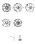 Image of WHEEL. Aluminum. Canada, Mexico. [Tire Pressure. image for your Fiat 500L  