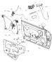 Front Door, Hardware Components. Diagram