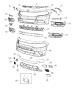 Diagram Fascia, Front. for your 2002 Jeep Liberty