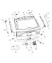 Diagram Liftgate. for your 2001 Chrysler 300 M