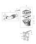 Diagram Air Cleaner 5.7L [5.7L V8 HEMI VVT Engine], [5.7L V8 HEMI MDS VVT Engine]. for your 2014 Dodge Challenger SRT8 CORE