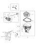 Diagram Air Cleaner 6.2L[6.2L Supercharged HEMI V8 SRT Engine],[6.2L V8 Supercharged HO Engine]. for your 2014 Dodge Challenger SRT8 CORE