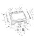 Diagram Liftgate. for your 1999 Chrysler 300 M