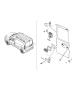 Diagram Door, Dual Cargo Shell And Hinges. for your 2000 Chrysler 300 M