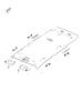 Diagram Headliners and Visors. for your 1999 Chrysler 300 M