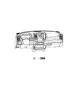 Image of SWITCH. INSTRUMENT PANEL. [Instrument Panel Parts. image for your 2006 Ram 3500   