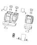 Diagram Rear Seat, Split Seat. for your 2000 Chrysler 300 M