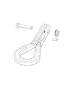 Image of HOOK. Tow. Right or Left. [Tow Hooks]. image for your 2002 Chrysler 300  M 