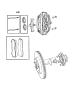 Image of CALIPER ASSEMBLY. Disc Brake. Front. Right. [Regenerative 4-Whl Disc. image for your 2004 Chrysler 300  M 