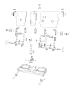 Second Row - Adjusters, Recliners, Shields and Risers, Split Seat. Diagram