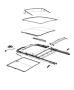 Diagram Sunroof and Related Parts. for your 2009 Jeep Grand Cherokee