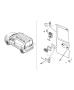 Diagram Door, Dual Cargo Shell And Hinges. for your 2000 Chrysler 300 M