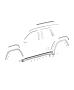 Diagram Exterior Ornamentation. for your 2013 Jeep Wrangler SPORT 3.6L V6 M/T 4X4