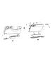 Image of BUMPER. Glove Box Door. Right Hand Drive. [BUX], [PREM LEATHER IP. image for your Chrysler 300  M