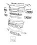 Diagram Fascia, Front. for your 2002 Jeep Liberty