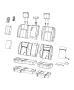 Diagram Rear Seat, Split Seat. for your 2000 Chrysler 300 M