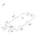 Diagram Headliners and Visors. for your 1999 Chrysler 300 M