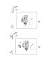 Diagram Mirror, Exterior. for your 2000 Chrysler 300 M