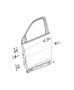 Diagram Front Door, Shell and Hinges. for your 2002 Chrysler 300 M