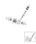 Diagram Differential Assembly, Rear. for your 2003 Chrysler 300 M