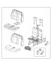 Image of FRAME ASSEMBLY. Seat. 1st Row. [CARGO PARTITION] OR. image