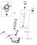 Image of SPRING. Rear Coil. Left Rear, Right Rear. [Rear Suspension Damper. image for your 2003 Chrysler 300  M 