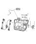 Diagram Front Door, Hardware Components. for your 2000 Chrysler 300 M